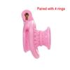 2025 New Male Negative Chastity Cage 4 Colors Cock Cage Abstinence Control Sissy Penis Lock with 4 Size Rings Adult Products
