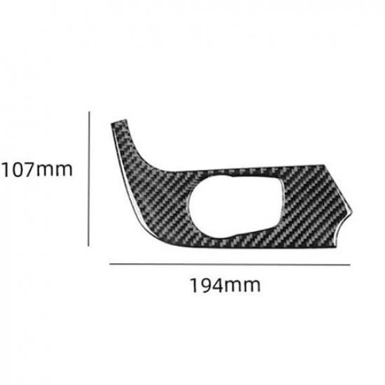 Carbon Fiber Interior Headlight Control Cover Trim For BMW Z4 E89 2009-2016