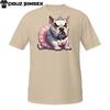 Ballerina Bull Terrier T-Shirt | Grumpy Dog In Pink Tutu | Funny Princess Tee