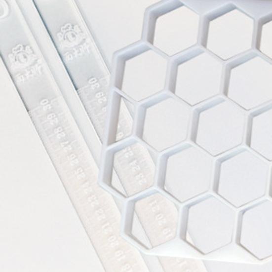 Юшенг Форма для равиоли Разделитель теста Пластиковая сетка для теста для одинаковых пельменей Выпечка Легко моющийся кухонный инструмент для домашней пасты