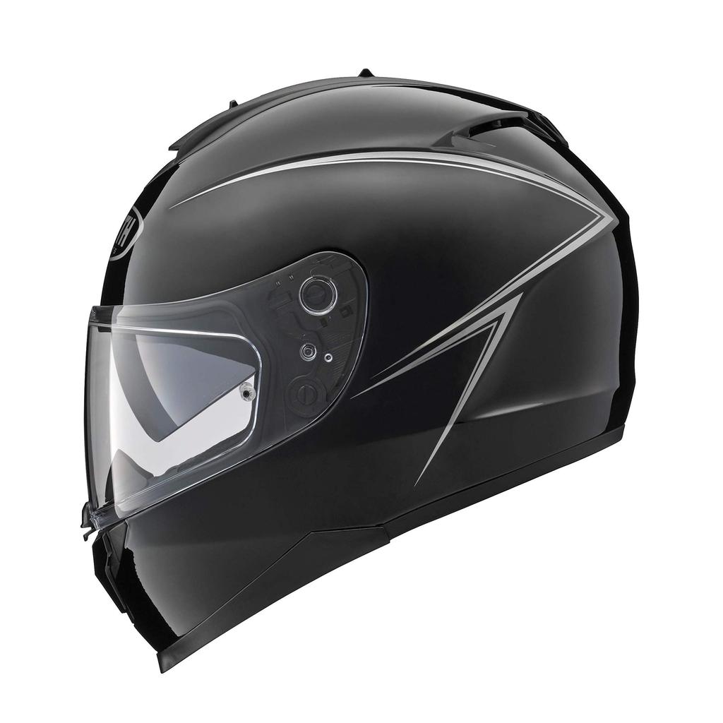 Мотоциклетный шлем интеграл ZENITH Модель с солнцезащитным визором Pinstripe Металлический черный Размер M [Yamaha Motor] YF-9 (57-58см) 90791-1782М