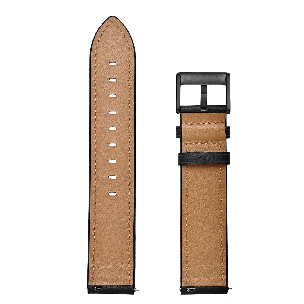 20mm Smart Watch Replacement Strap for Samsung Galaxy Watch4 Classic/Galaxy Watch4/Galaxy Watch Active1/Active2 Genuine Cow Leather Band