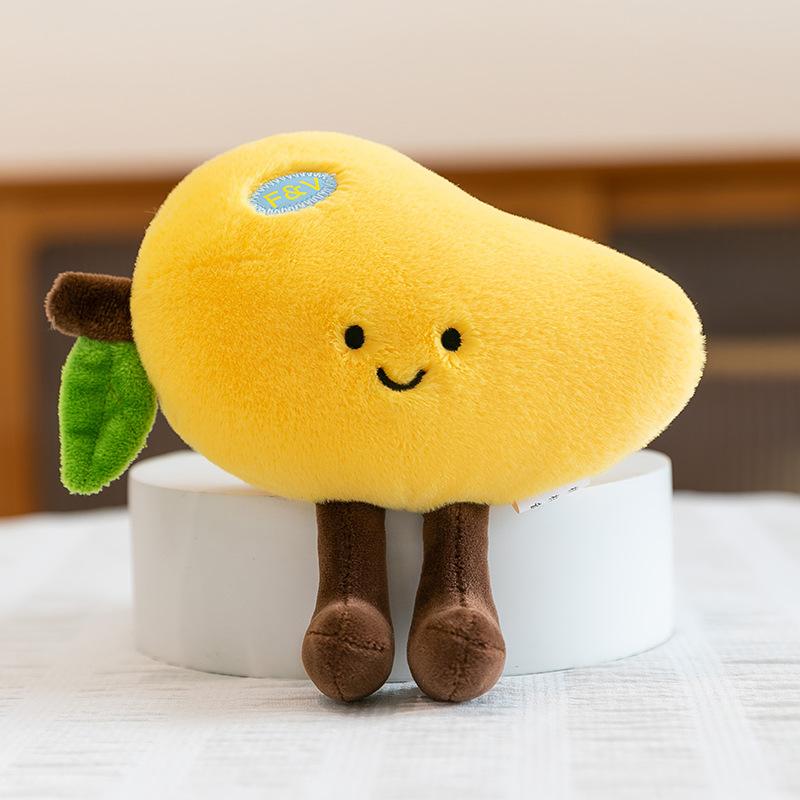 Cute Vegetable Corn Doll Fruit Doll Plush Toy Catching Machine Doll Table Doll Children's Gift