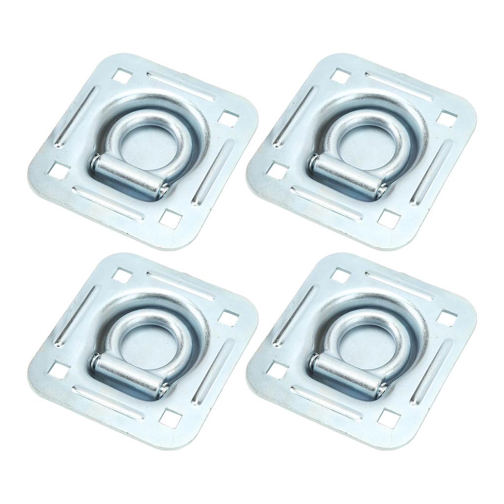 4 шт. утопленных D-образных крепежных кольца, прочные 124x114 мм, заподлицо, крепежные анкеры для фургонов
