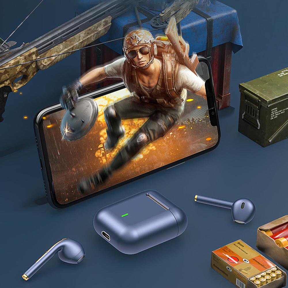 YurKem TWS Bluetooth игровые наушники стерео гарнитура настоящие беспроводные спортивные наушники-вкладыши наушники громкой связи с микрофоном для мобильного телефона