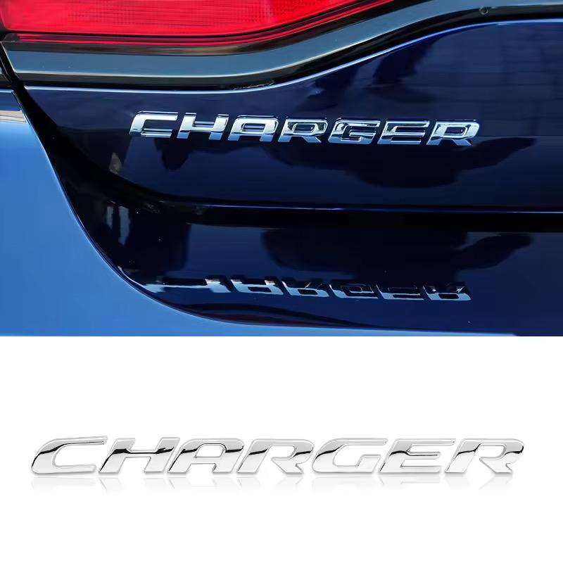 3D Metal Charger Badge Emblem Car Stickers Fender Decals Car Styling For Dodge Charger Dart Caliber Journey Auto Accessories G2