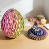 3D-печатная фигурка змеиного яйца, подвижные суставы, фигурка змеи, настольная игрушка-непоседа, яйцо с сочлененной змеей внутри, украшение