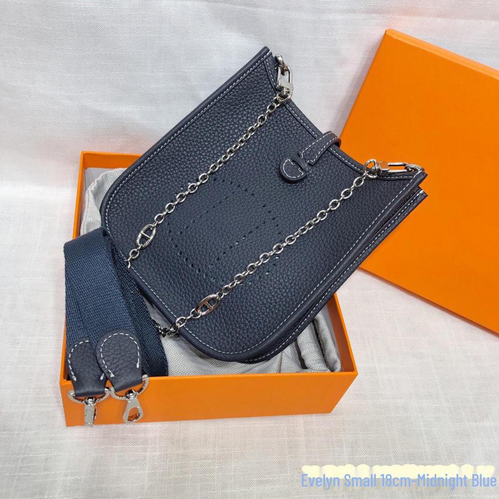 Женская мини-сумка-ведро из натуральной коровьей кожи с узором личи Evelyn Design