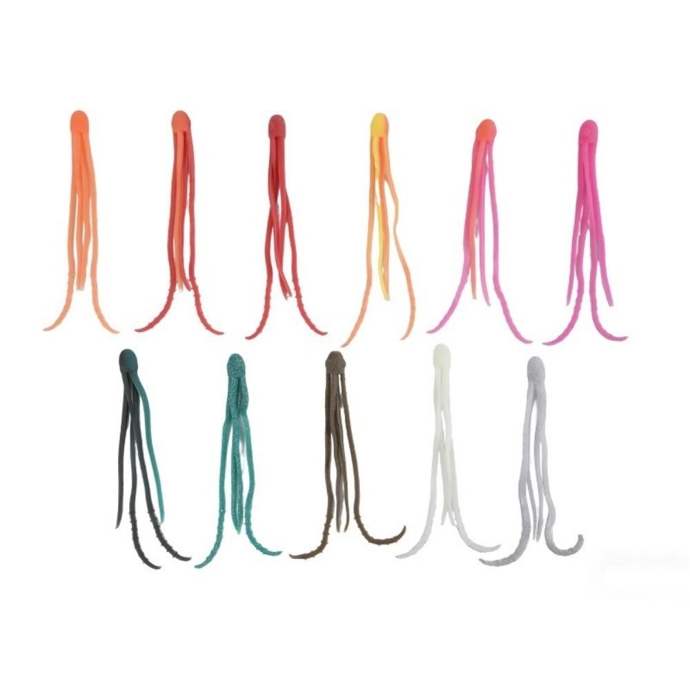 3pcs 3PCS Octopus Soft Bait TPE Material TPE Fishing Baits Fishing Soft Baits For Fishing