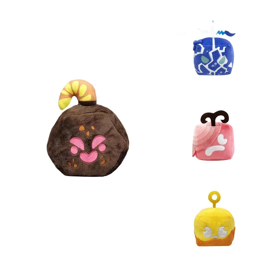 Милая плюшевая игрушка Blox Fruits высотой 15 см, мягкая и приятная на ощупь, набивная игрушка