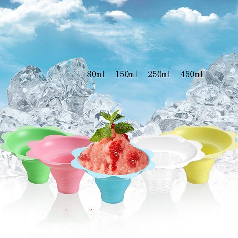 20 шт. одноразовые чашки для йогурта, снежные конусы, чашки для мороженого, смузи, чашка для мороженого, бритый лед, песок, чаша для льда, цветок, снег, чашка для льда