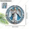 The Pattern Is an Angel Pendant, Decoration of Home Walls or Doors, 2d Flat Wooden, Christmas Decoration, Gifts for Friends and Family