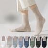 Men's Spring and Autumn Thin Pure Cotton Mesh Breathable Tube Cotton Socks