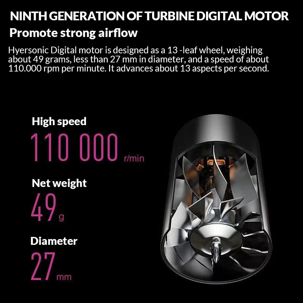 5 в 1 Домашний электрический фен для волос Высокоскоростной профессиональный фен 110 В/220 В Супер отрицательные ионы Фен для волос Инструменты для укладки