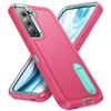 For Samsung Galaxy S22+ 5G Case Case Kickstand Phone Cover PC+Silicone+EVA 3-in-1 Design