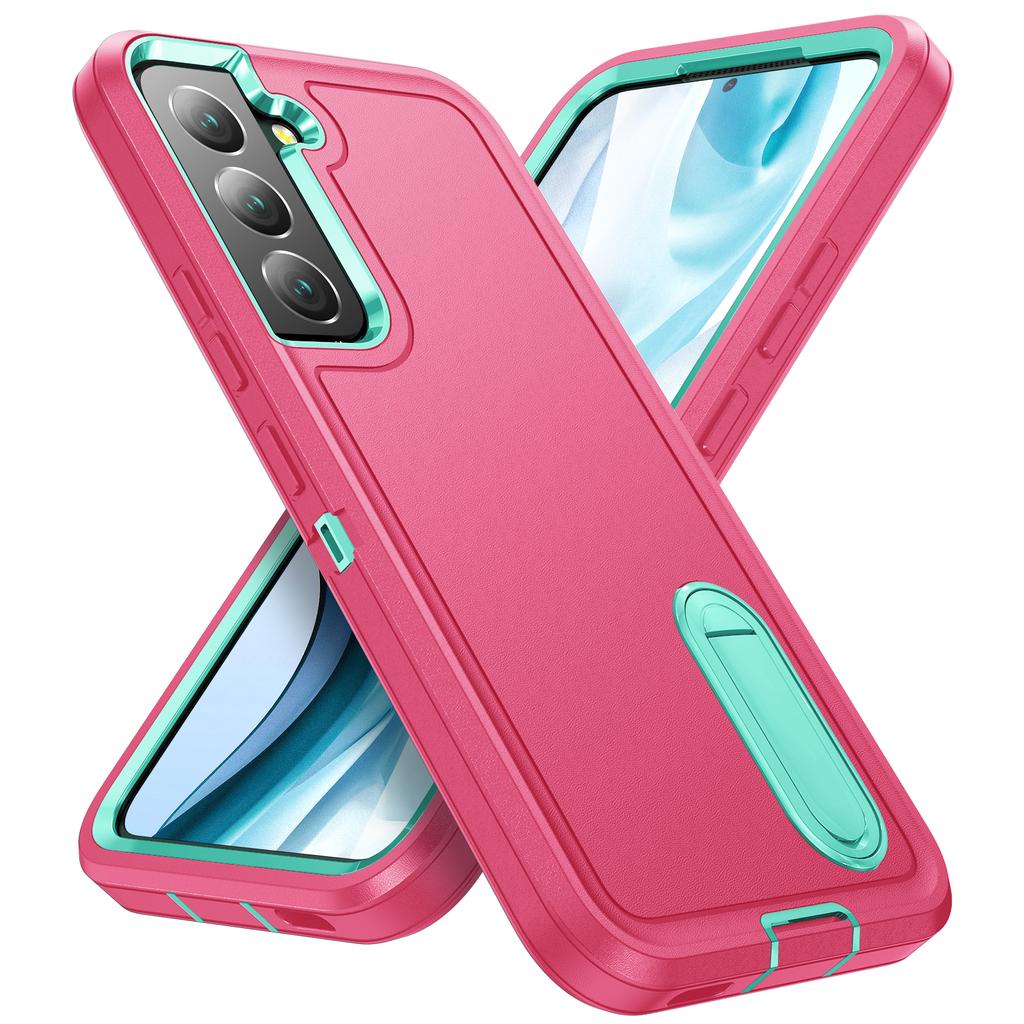 3-в-1 для Samsung Galaxy S22 S23 S24 S25 FE S26 Ultra A17 A16 A15 A56 A36 A26 A54 A14 A53 A13 A06 Ударопрочный чехол повышенной прочности