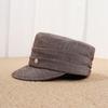 The new retro denim cap women's autumn and winter British military hat shows a small and simple versatile sun hat