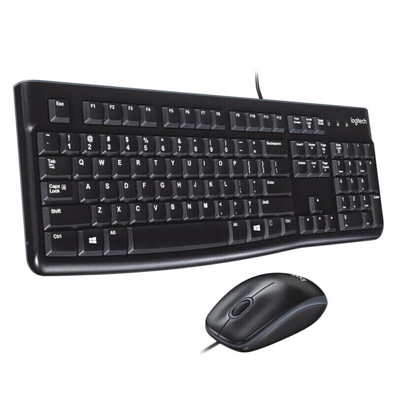 Logitech Проводной набор клавиатуры и мыши MK120