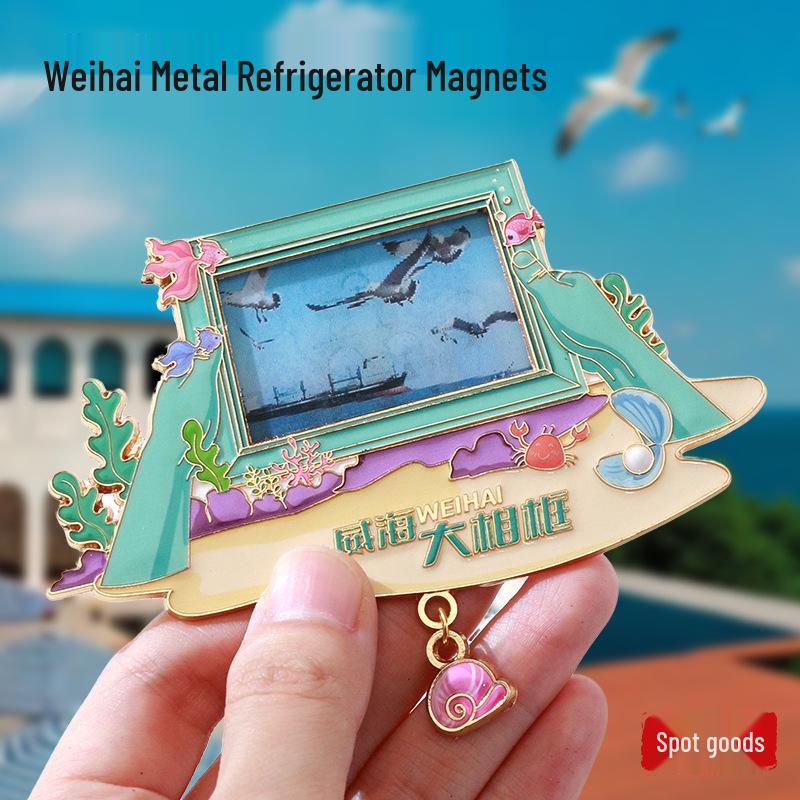 Магнит на холодильник Weihai, 3D, в национальном стиле, сувенир, подарок