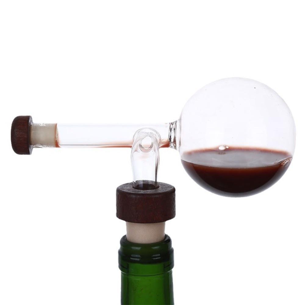 Glass Wine Aerator Professional Wine Bottle Pourer Quick Wine Decanter Spout Wine Enthusiasts