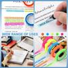 PET Fluorescent Index Tabs Transparent Label Stickers Highlighter Sticker  DIY Scrapingbook