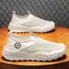Модная мужская повседневная обувь Модная летняя обувь Сетчатая уличная Дышащая Обувь-слипоны Балетки Мужские кроссовки Удобные Водонепроницаемые Лоферы Zapatillas