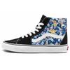 Sk8 Floral Casual High-Top Skate Shoes Unisex Sneakers Black White Blue VN0A5JMJFF1