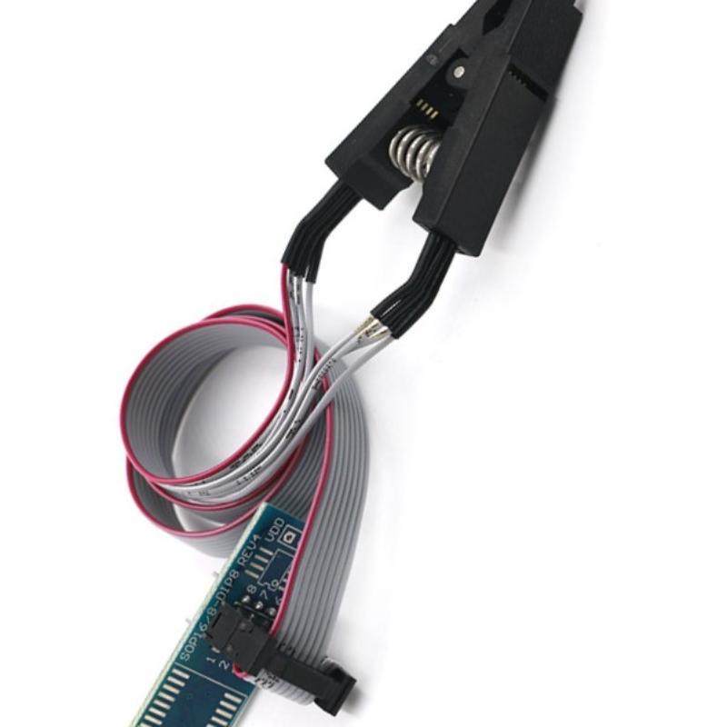 Ch341A 24 25 Series Eeprom Flash Bios Usb Programmer Module + Soic8 Sop8 Test Clip For Eeprom 93Cxx / 25Cxx / 24Cxx
