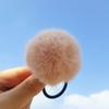 Pompom Hair Ties Hairband Plush Plush Hair Rope Ponytail Holder Pompom Rubber Band Hair Accessories