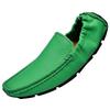 Fashion Genuine Leather Men Loafers Shoes High Quality Moccasins Driving Shoes Green Orange Office Shoe Casual Loafers Botas Para Hombre