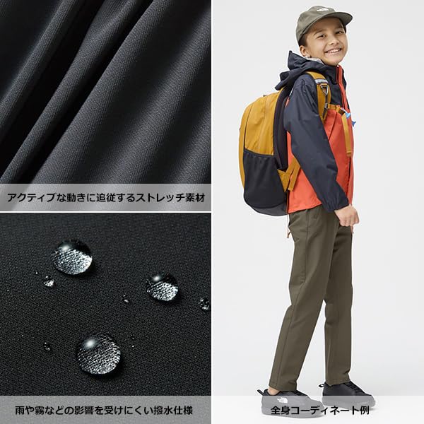 The North Face Barb Size 140 Kids' Pants, Unisex, Water-Repellent, Stretch, Anti-Static, Black,