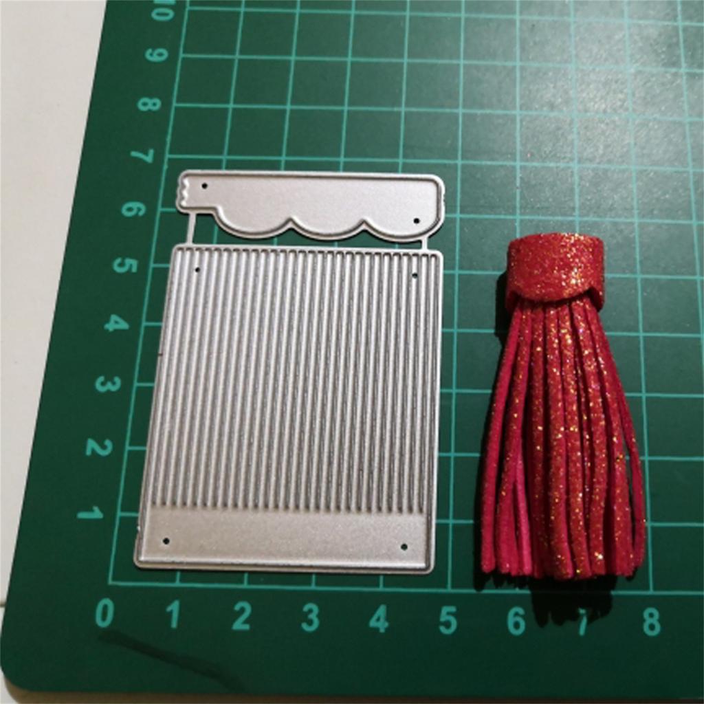 Новый декоративный дизайн с кисточками Изделия ручной работы Металлическая форма Вырубной штамп Вырубной штамп для скрапбукинга Фотоальбом Картон Бумага Резьба