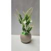 Мини-горшок 20 см, гарнир, искусственное растение лаванды, декоративный цветок для ванной комнаты, кухонного стола