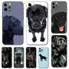 Черный чехол для телефона с собакой для iPhone Samsung Galaxy Redmi Xiaomi Oppo OnePlus Note SA 7 8 9 10 11 12 13 14 20 21 22 23 53 54 Pro Max Plus Ultra TPU Soft