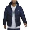 Nike Спортивная куртка-ветровка Storm-FIT Windrunner с капюшоном на молнии для мужчин, темно-синяя DV1132-410