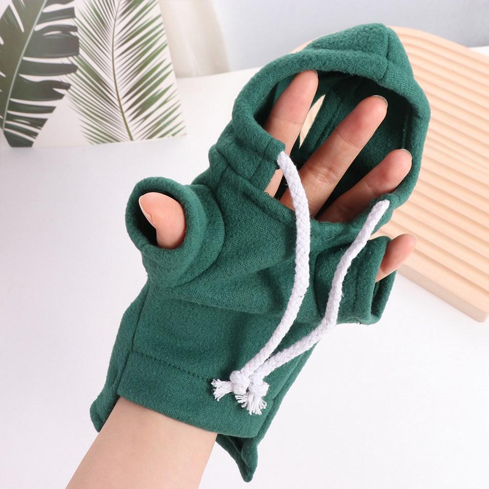 Мягкая толстовка для хорька Теплая одежда для хомяка для прогулок Костюм для наряжания хорька Теплое пальто для хорька Зима