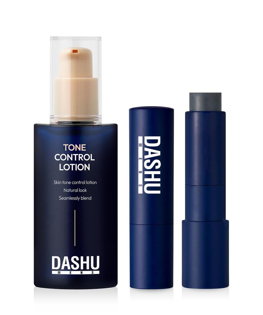 Men's Tone Control Cover Lotion 65ml + Men's Color Change Moisture Lip Balm