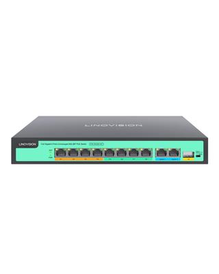 LINOVISION Full Gigabit 4 BT 90 Вт 4 30 Вт 2 GE и 1 Gigabit SFP IEEE общий бюджет мощности 90 Вт выход на портах большой дальности PoE 8-портовый коммутатор PoE++, порты,