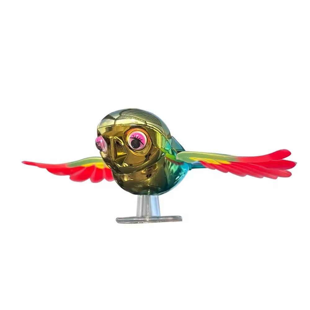non-toxic Car Ornaments Cute Realistic Flying Bird Eco-friendly Helmet Accessories Creative Personalized Electric Vehicle Decoration