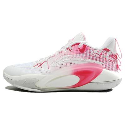 Li Ning Удобная амортизация, износостойкие низкие мужские баскетбольные кроссовки, розовые, ABPS047-2
