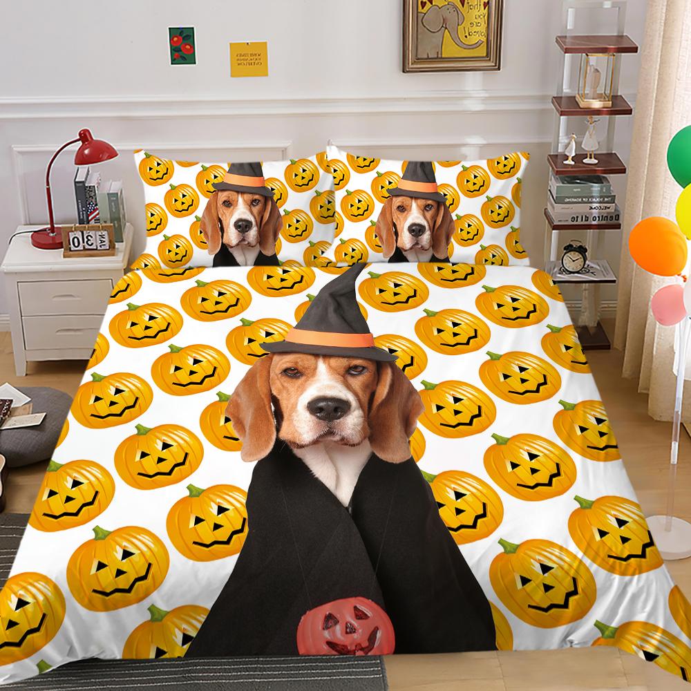 Halloween Home Bedding Down Duvet Cover Set Bedroom Duvet Cover Pillowcase Single/double Bed Full Size Home Decoration Bedding