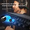 USB Аудиоинтерфейс U202 с Микрофонным Предусилителем, Порты XLR/TSR/TS, Профессиональное Устройство для Компьютерной Записи и Стриминга, 32-Бит/192 кГц