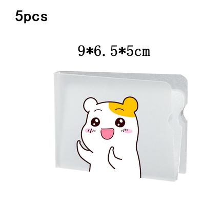 5 шт. одноразовый держатель для маски органайзер зажим для маски для лица чехол для хранения складной