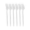 6Pcs Tea Fork Stainless Steel Tableware Set Fruit Fork Dinnerware Cutlery Set Gold Cake Snack Gold Salad Fork Kitchen Utensils