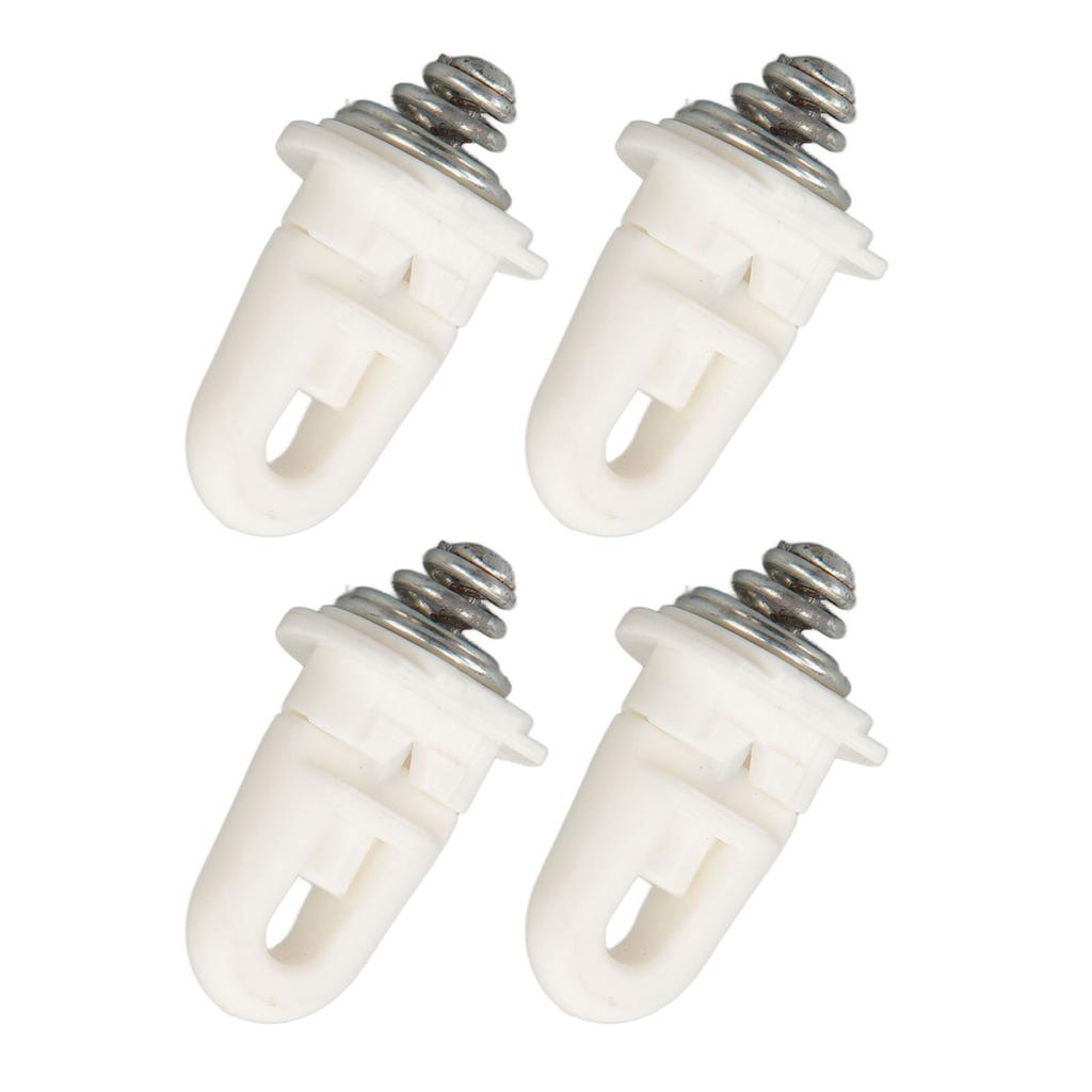 4 Pcs Front Bumper Retaining Clip 743712 Good Stability Fixing Clamp Replacement for Citroen C5 1.6T 1.8T 2.0T 2.3T 3.0T