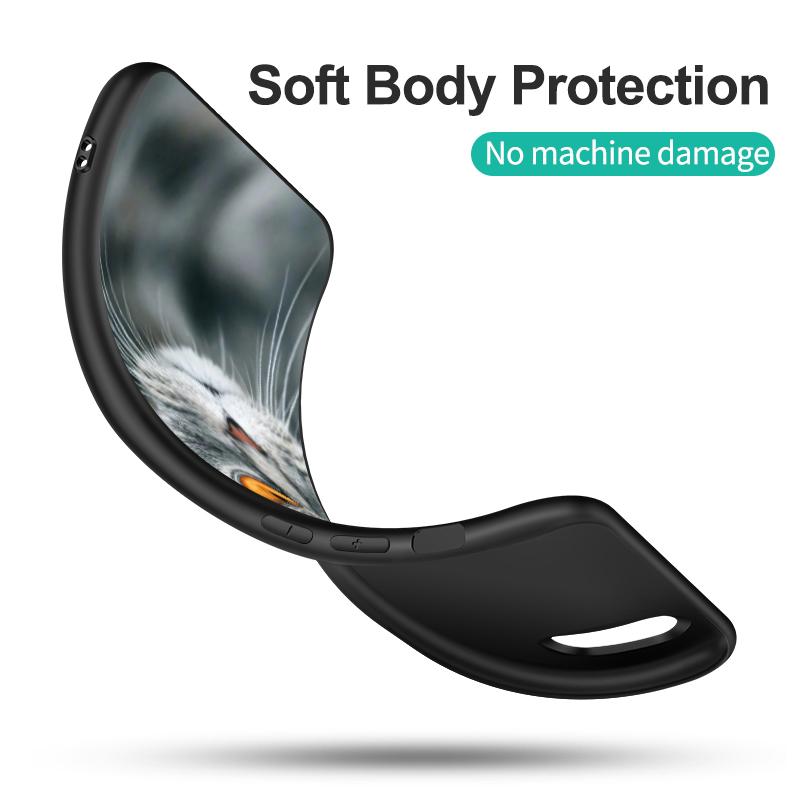 Черный чехол из ТПУ для Samsung Galaxy M53 M13 M62 A12 A22 A22S A32 A42 A52 A52S A72 4g 5g A20S Британская короткошерстная кошка