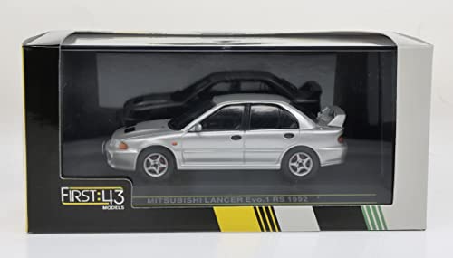 ПЕРВЫЙ:43 1/43 Масштаб Mitsubishi Lancer Evo.1 1992 Серебристый Готовая Модель F43-162