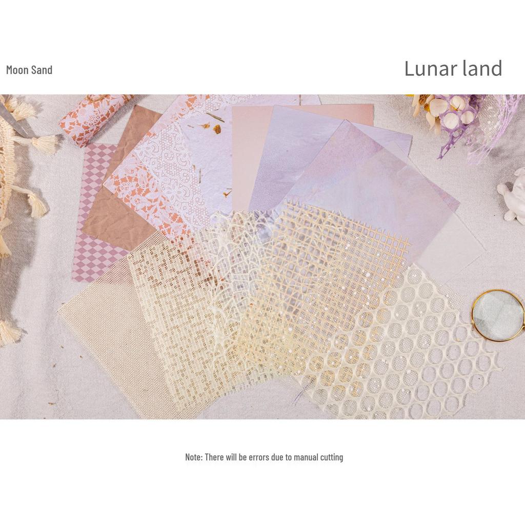 Набор для создания ретро-дневника серии «Мечта»: 15 Листов Декоративного Фона, 4 Стиля