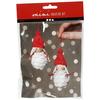 Mini Creative Christmas Kit - Hanging Characters - 8 Cm - 2 Pcs - Family Craft Activity