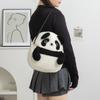 Soft Plush Rabbit Handbag Panda Student Schoolbag Storage Pouch Panda Shoulder Bag  Travel/Outdoor